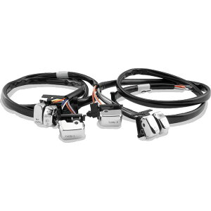 �yUSA�݌ɂ���z Twin Power 96-06 Big Twin and XL Chrome Handlebar Switch Kit twp482654 JP�X
