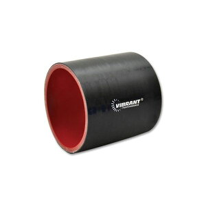 �yUSA�݌ɂ���z Vibrant 4 Ply Reinforced Silicone Straight Hose Coupling - 1.25in I.D. x 3in long (BLACK) vib2726 JP�X