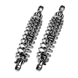 �yUSA�݌ɂ���z Bitubo WME0 Twinshocks Adjustable: Spring Preload, Rebound, Length 331mm, Chrome Edition bitHD036WME03 JP�X