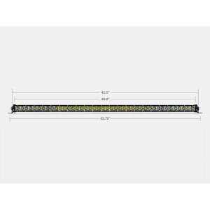 �yUSA�݌ɂ���z Cali Raised 42 Slim Single Row Led Bar Amber calCR2316 JP�X