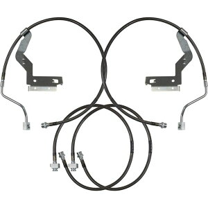 �yUSA�݌ɂ���z Carli 2023+ Ford F250/350 4x4 Ss Extended Brake Lines - 5.5in Lift cliCS-FORDBBL-55-23 JP�X