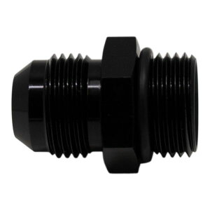 �yUSA�݌ɂ���z DeatschWerks 10AN ORB Male to 10 AN Male Flare Adapter (Incl O-Ring) - Anodized Matte Black dwk6-02-0403-B JP�X