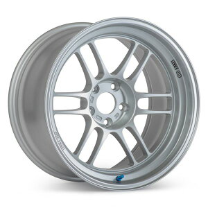 �yUSA�݌ɂ���z Enkei RPF1RS 18x11 5x114.3 -10mm Offset 75mm Bore Silver Wheel enk37981165N10SP JP�X