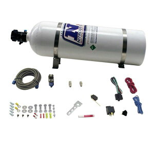 �yUSA�݌ɂ���z Nitrous Express Diesel Dry Nitrous Kit w/15lb Bottle/Mounting Hardware for 50HP nexNXD11110 JP�X