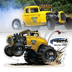 �yUSA�݌ɂ���z Rugged Radios Rugged Radios 32 Die Cut Sticker rgdSTICKER-RUGGED32-NI JP�X