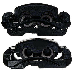 �yUSA�݌ɂ���z Power Stop 02-06 Cadillac Escalade Front/Rear Black Caliper - Pair w/Bracket psbS4728BLK JP�X