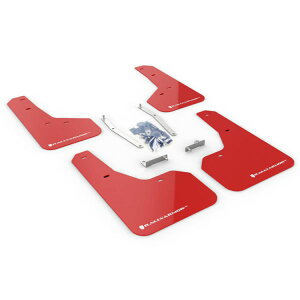 �yUSA�݌ɂ���z Rally Armor 19-21 Subaru Forester Red UR Mud Flap w/ White Logo ralMF52-UR-RD/WH JP�X