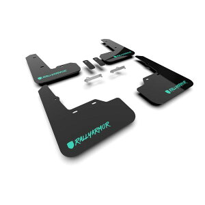 �yUSA�݌ɂ���z Rally Armor 22-25 Subaru WRX Black UR Mud Flap Altered Font Teal Logo ralMF92-UR-BLK/TL-X JP�X