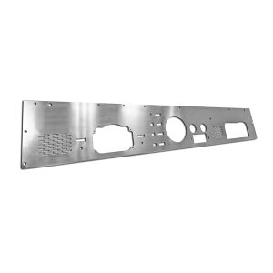 �yUSA�݌ɂ���z Rugged Ridge 76-86 Jeep CJ Stainless Steel Dash Panel w/ Gauge / Radio / Speaker Cut-Outs rug11144.12 JP�X