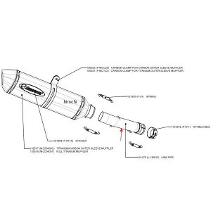 AN|rb` AKRAPOVIC e[pCv 03N-05N YZF-R6R L-Y6SO3 JPX