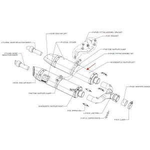 AN|rb` AKRAPOVIC yATCT[ D-TYPE E1dl  08N-09N AvA DORSODURO `^ M-HD00202TL/2 JPX