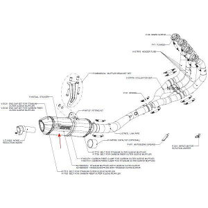 AN|rb` AKRAPOVIC yATCT[ R-TYPE E1dl GSX-R750 J[{ 60/350/69X48 M-HR00505C JPX