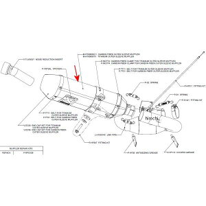 AN|rb` AKRAPOVIC yATCT[ T-TYPE E1dl 08N-11N CBR1000RR J[{ M-HT00805C/1 JPX