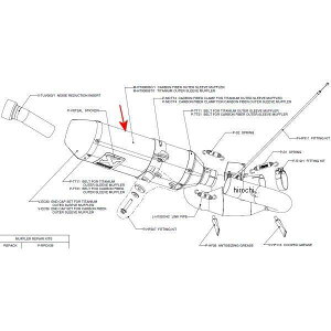 AN|rb` AKRAPOVIC yATCT[ T-TYPE E1dl 08Nȍ~ CBR1000RR J[{ M-HT00805C JPX