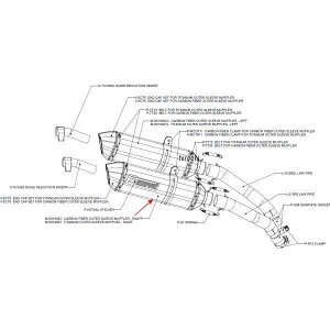 AN|rb` AKRAPOVIC yATCT[ R-TYPE E 08Nȍ~ nuT GSX1300R J[{ M-R01602C JPX