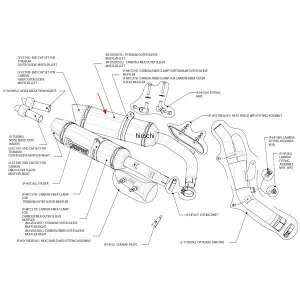AN|rb` AKRAPOVIC yATCT[ Z-TYPE  09N-11N YZF-R1 J[{ (50/320/58) M-Z03305CL JPX