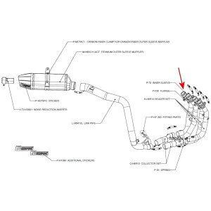 AN|rb` AKRAPOVIC yAtW 96N-04N VTR1000FATL1000S P-F3 JPX