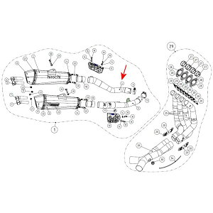 AN|rb` AKRAPOVIC NpCv p 12Nȍ~ jW ZX-14R XeX L-K14SO3L JPX