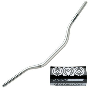 �yUSA�݌ɂ���z ���[�X���[�V���O MOOSE RACING 29mm �n���h���o�[ �t���b�N�X CR �A���~ LOW �V���o�[ 0601-1759 JP�X