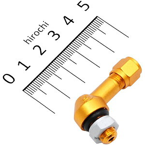 ゲイルスピード エアバルブ 74° アルミキャップ付き φ8.5対応 ゲイルスピード、ダイマグ、マルケジーニ、マービック ゴールド 28200053 JP店