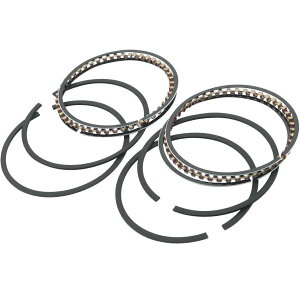 【メーカー在庫あり】 165650 ヘイスティングス Hastings ピストンリング 3.438インチ(87.31mm)ボア 55年-80年 BigTwin 1200cc 0.050 6482050 JP店