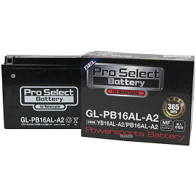 プロセレクト PROSELECT バイク用 バッテリー ジェルタイプ GL-PB16AL-A2 YB16AL-A2互換 (液入り充電済み) PSB137 JP店