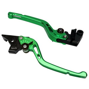 【メーカー在庫あり】 ユーカナヤ U-KANAYA ビレットレバーセット GPタイプ ロング ゼファー1100、ゼファー1100RS 緑 KA040-004-0507 JP店