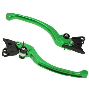 【メーカー在庫あり】 ユーカナヤ U-KANAYA ビレットレバーセット ツーリングタイプ 06年-08年 ER-6f、ER-6n、NINJA650R 緑 KA004-005-0807 JP店