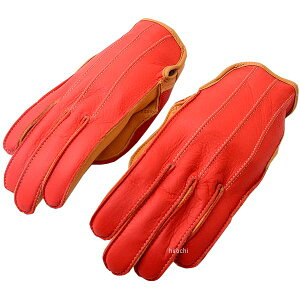 ジェイアールプロダクツ JRP レザーグローブ ショート レディース 赤/タン WMサイズ LBS JP店