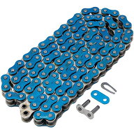 EKチェーン 江沼チェーン シリーズ 青/シルバー (106L) クリップ 420SR JP店