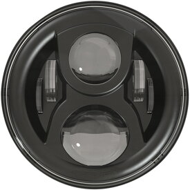 【USA在庫あり】 JWスピーカー J.W. Speaker LED ヘッドライト 7インチ EVO2 デュアルバーン 8700 リング有り 黒 2001-1548 JP店