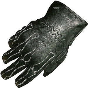 モトフィールド MOTO FIELD 春夏モデル ボーンレザーグローブ 黒ボーン Lサイズ MFG-272 JP店