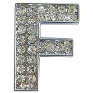 【メーカー在庫あり】 マッドマックス MAD MAX 立体クリスタルエンブレム アルファベットF O98-2004-F JP店