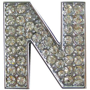 【メーカー在庫あり】 マッドマックス MAD MAX 立体クリスタルエンブレム アルファベットN O98-2004-N JP店