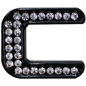 【メーカー在庫あり】 マッドマックス MAD MAX 立体クリスタルエンブレム アルファベットC 黒 O98-2005-C JP店