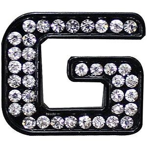 【メーカー在庫あり】 マッドマックス MAD MAX 立体クリスタルエンブレム アルファベットG 黒 O98-2005-G JP店