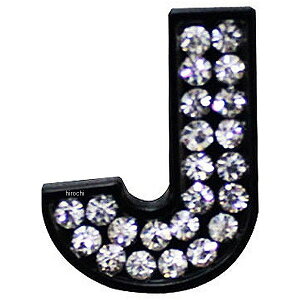 【メーカー在庫あり】 マッドマックス MAD MAX 立体クリスタルエンブレム アルファベットJ 黒 O98-2005-J JP店