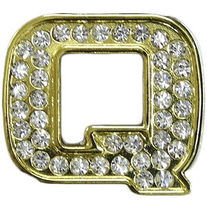 【メーカー在庫あり】 マッドマックス MAD MAX 立体クリスタルエンブレム アルファベットQ ゴールド O98-2006-Q JP店