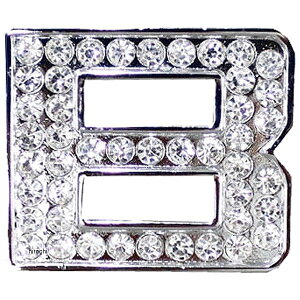 【メーカー在庫あり】 マッドマックス MAD MAX 立体クリスタルエンブレム アルファベットB シルバー O98-2007-B JP店