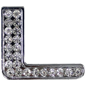 【メーカー在庫あり】 マッドマックス MAD MAX 立体クリスタルエンブレム アルファベットL シルバー O98-2007-L JP店