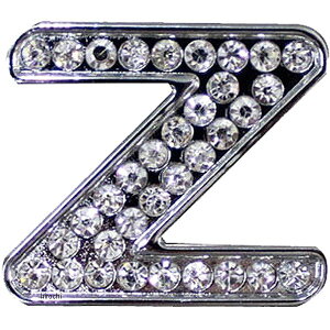 【メーカー在庫あり】 マッドマックス MAD MAX 立体クリスタルエンブレム アルファベットZ シルバー O98-2007-Z JP店