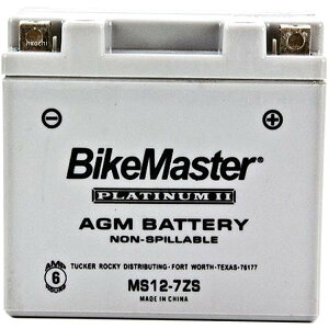 【USA在庫あり】 バイクマスター BikeMaster AGM バッテリー YTZ7S互換 bkm780742 JP店