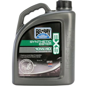【USA在庫あり】 ベルレイ BEL-RAY 100%化学合成 4スト EXSエステル エンジンオイル 10W40 4リットル 3601-0333 JP店