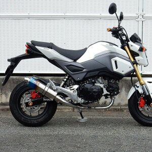 ダブルアールズ WR'S フルエキゾースト JMCA ラウンド ダウンタイプ 16年以降 GROM ステンレス/チタン焼色 LS1150JM JP店