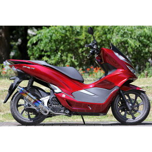 SP忠男 フルエキゾースト ピュアスポーツS 18年以降 PCX125 チタンブルー PC1-GE-34 JP店