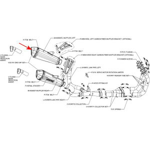 AN|rb` AKRAPOVIC yA J[{GhLbv 09N-11N GSX-R1000 V-EC101 JPX