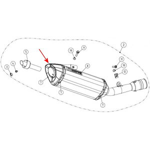 AN|rb` AKRAPOVIC yA J[{GhLbv wbNX V-EC173 JPX
