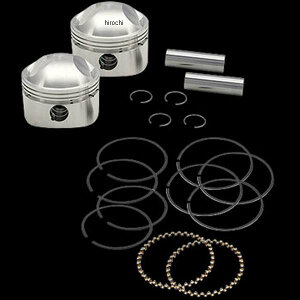 【メーカー在庫あり】 S&S 鍛造ピストンセット ローコンプ 36年-84年ストローカー +.060 920-0085 JP店