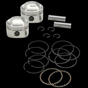 【メーカー在庫あり】 S&S 鍛造ピストンセット ローコンプ 36年-84年ストローカー +.070 920-0087 JP店