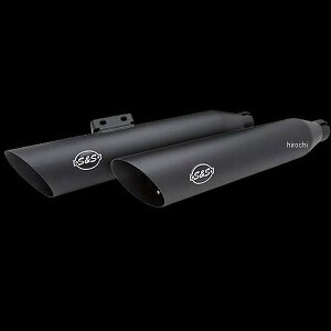 【メーカー在庫あり】 S&S スラッシュカット スリップオンマフラー 車検対応 ブラック FXBB 550-1021-NJ JP店